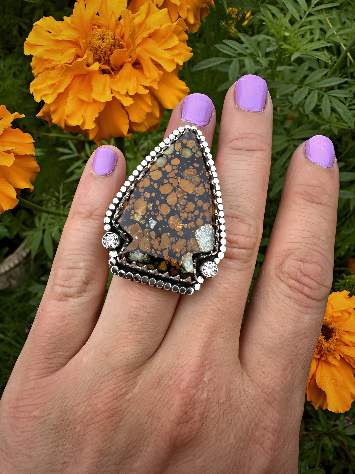 Dark Moon Hubei Arrowhead Ring