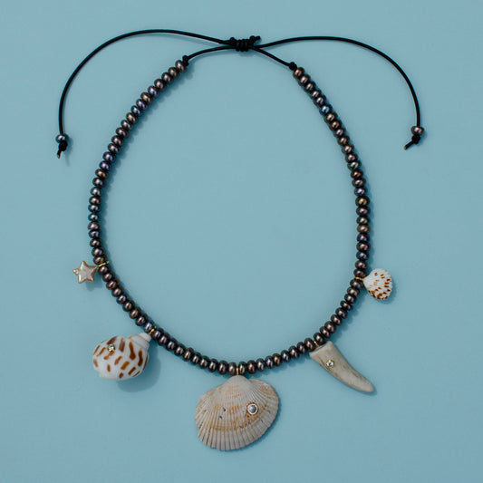 Pearl Multi Shell Necklace