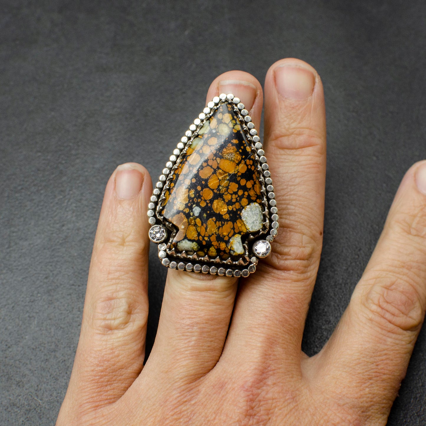 Dark Moon Hubei Arrowhead Ring