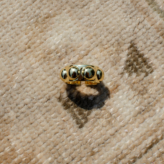 Golden Bubble Ring