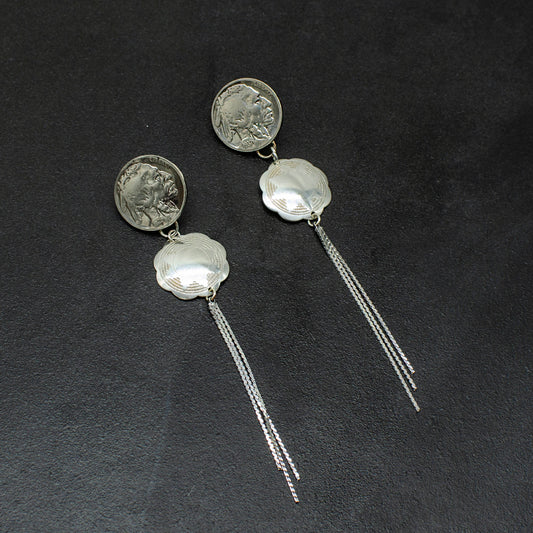 Buffalo Nickel & Concho Drops