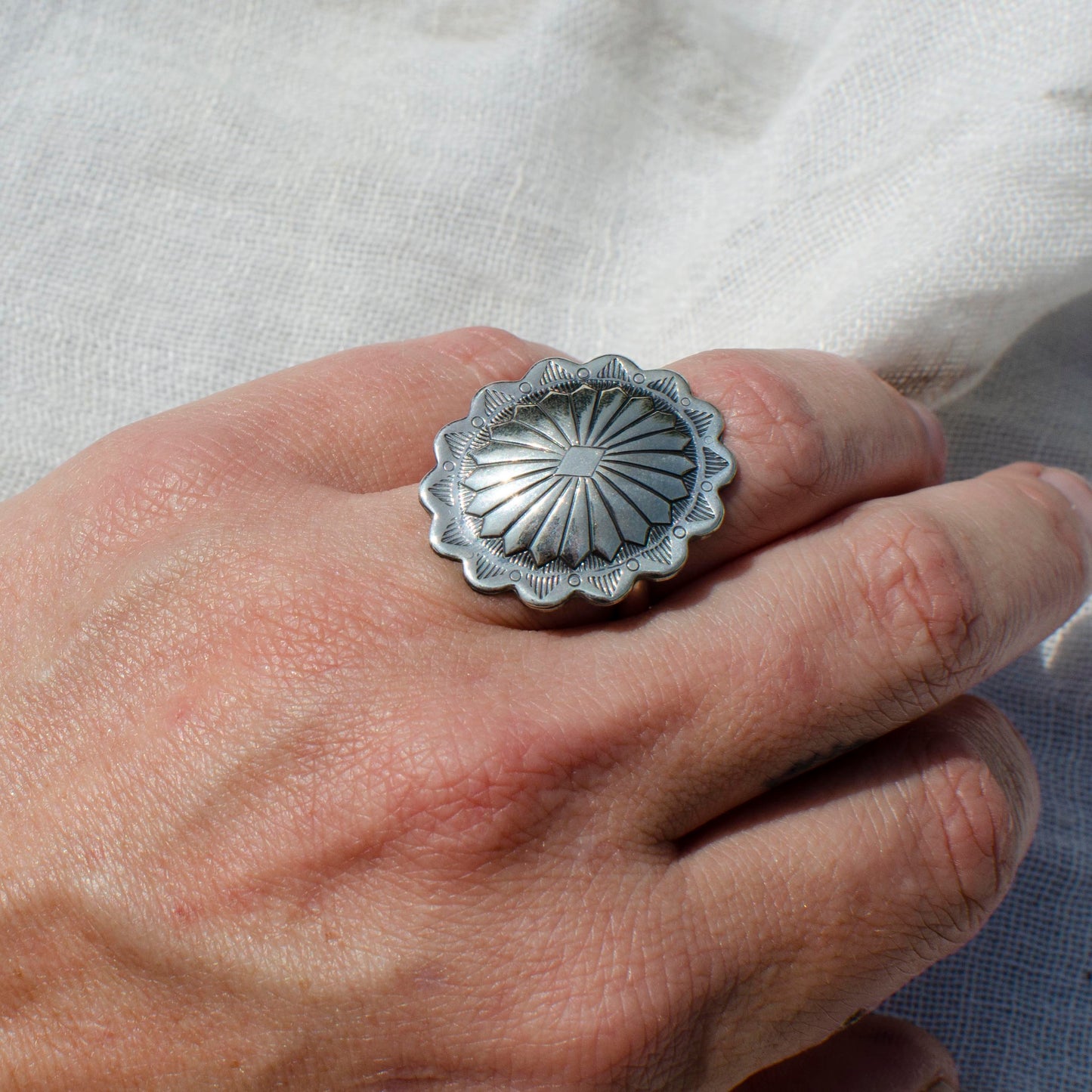 Oval Concho Ring