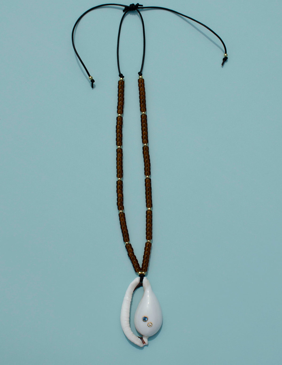 Shimmer Cowrie Shell Necklaces