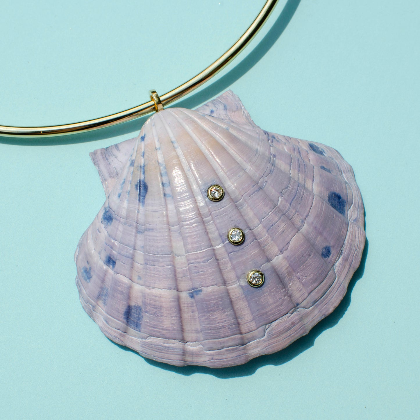 Petite Wing Oyster Shell Pendant