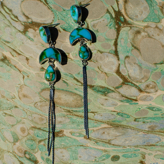 Sonoran Mountain Crescent Earrings