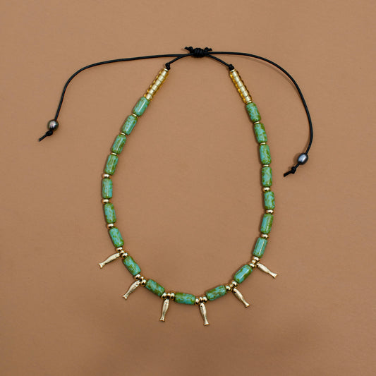 5 Fishes Necklace