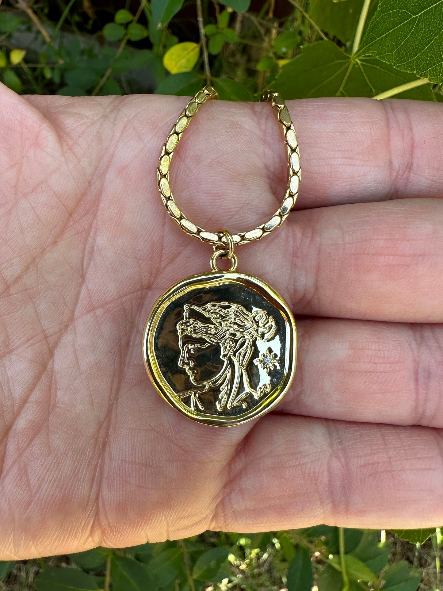 Goddess Coin Necklace