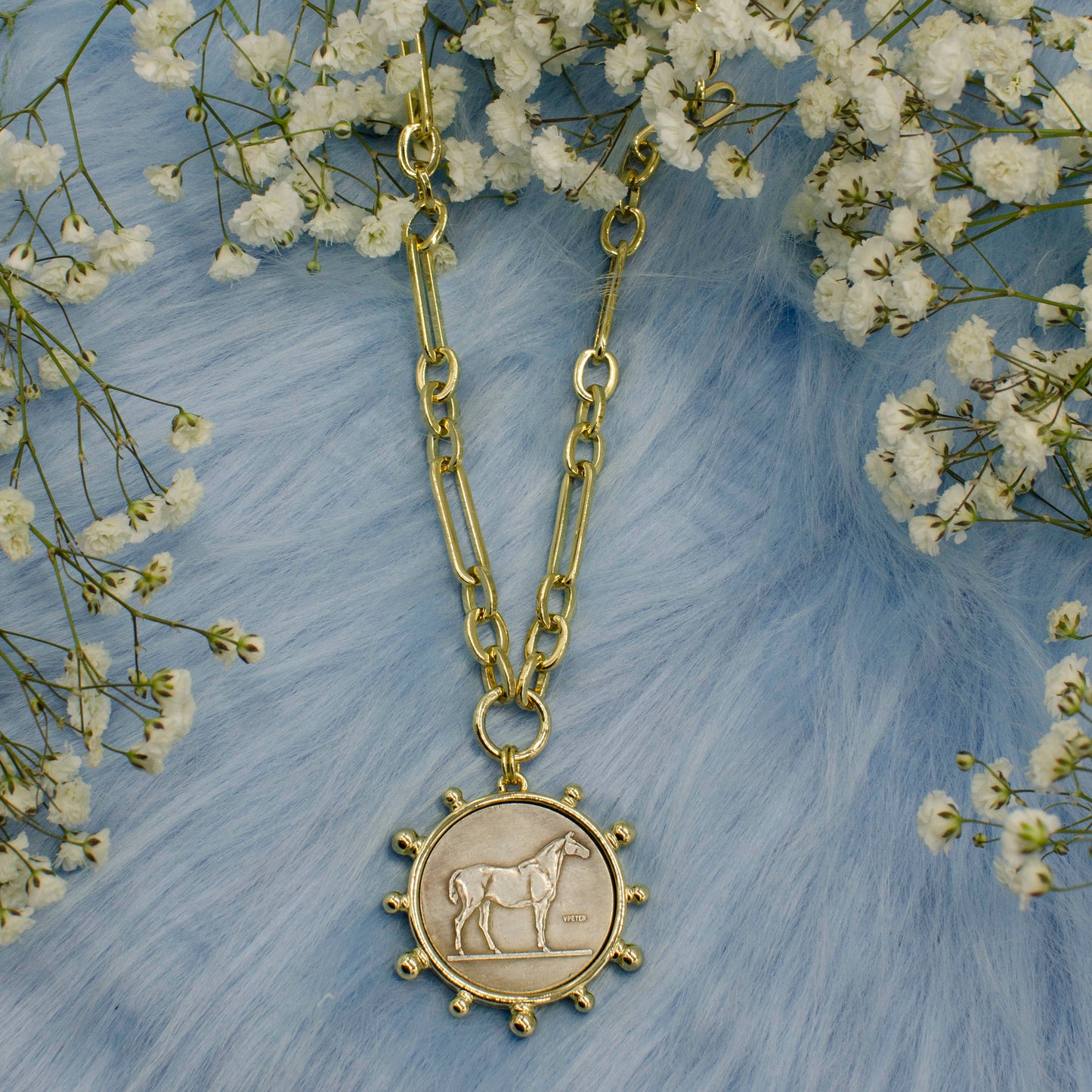 **RESTOCKED**Equestrian Coin Necklace