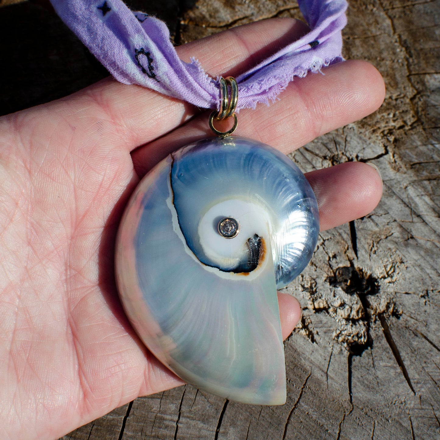 Bandana Sea Shell Sparkle Necklaces
