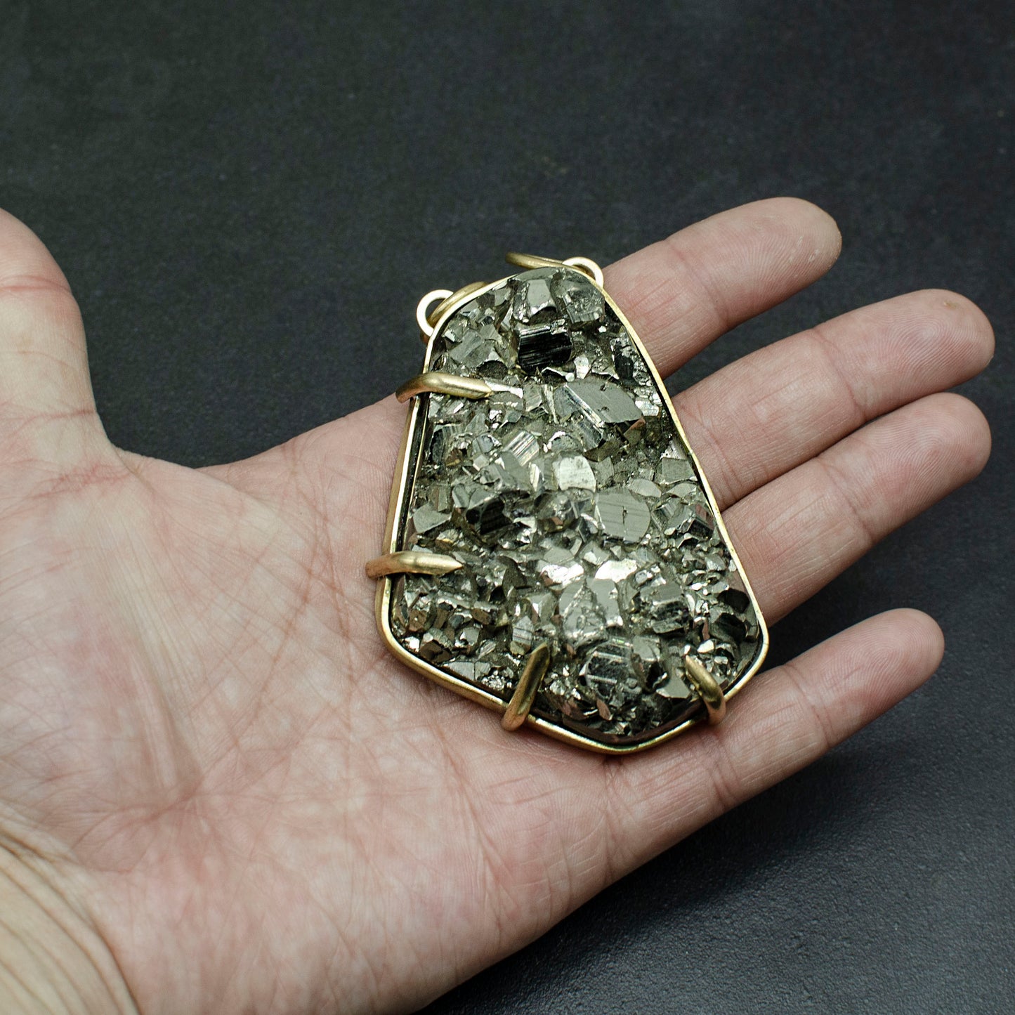 Pyrite Statement Collar