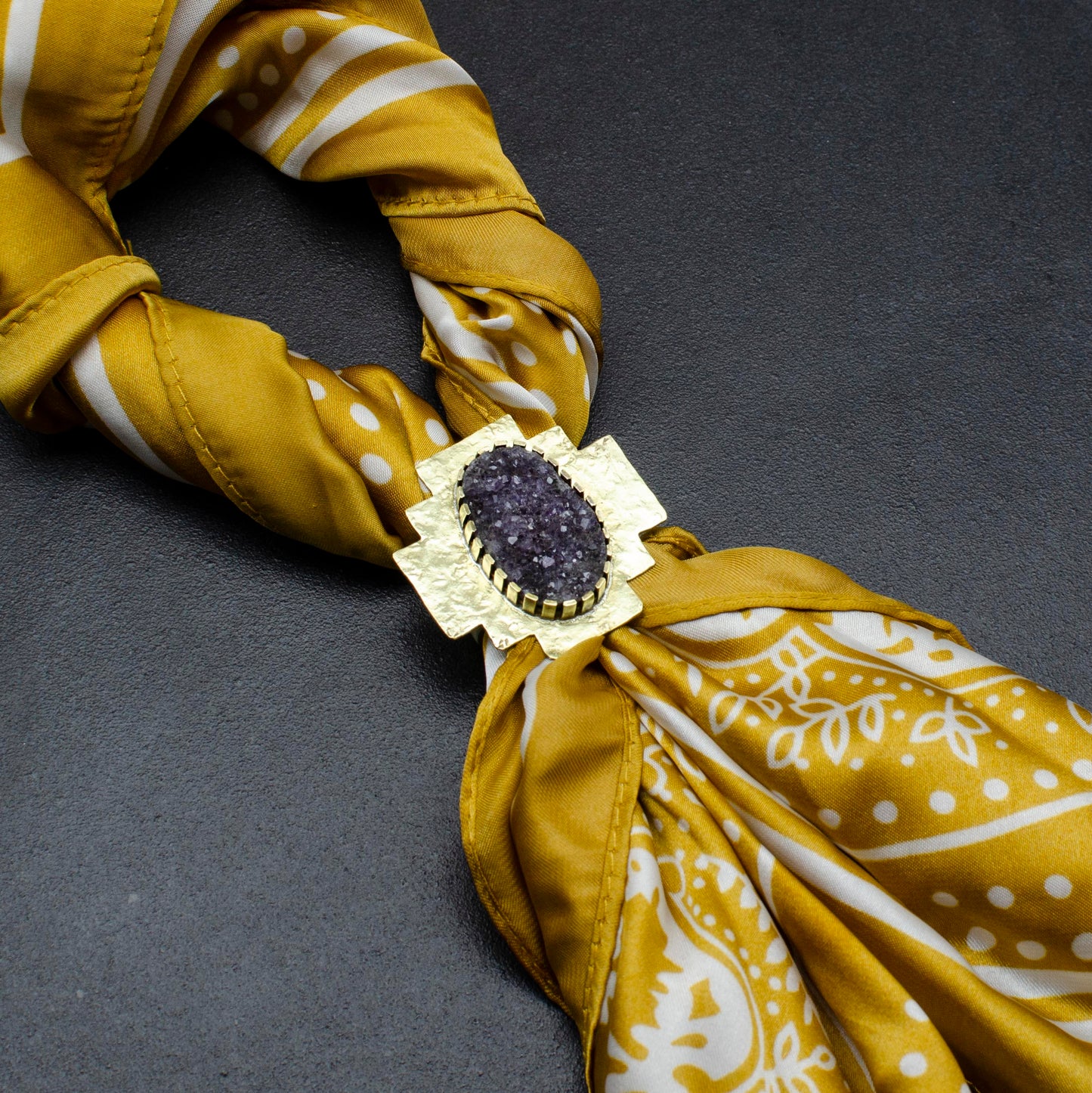 Aztec Amethyst Bandana Slide