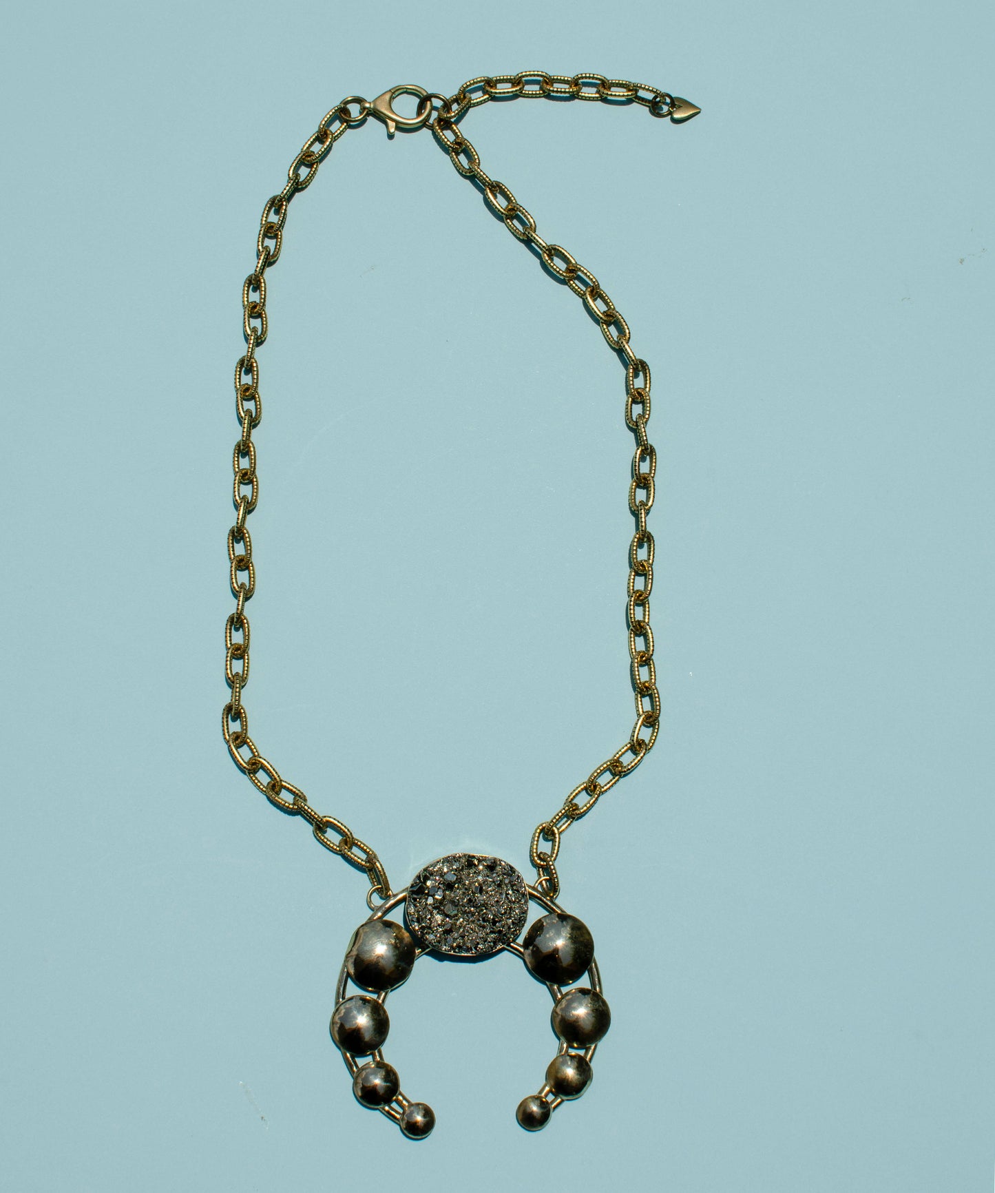 Pyrite Bubble Mod West Necklace