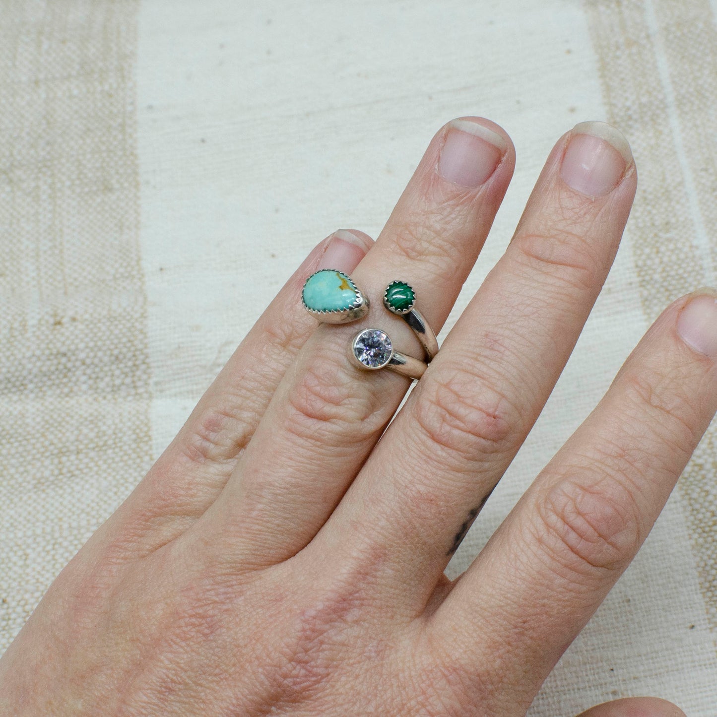 Multi Stone Wrap Ring