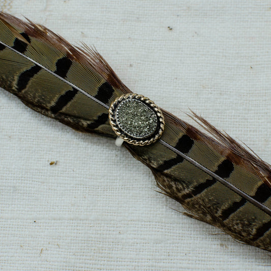 Simple Sparkle Pyrite Ring