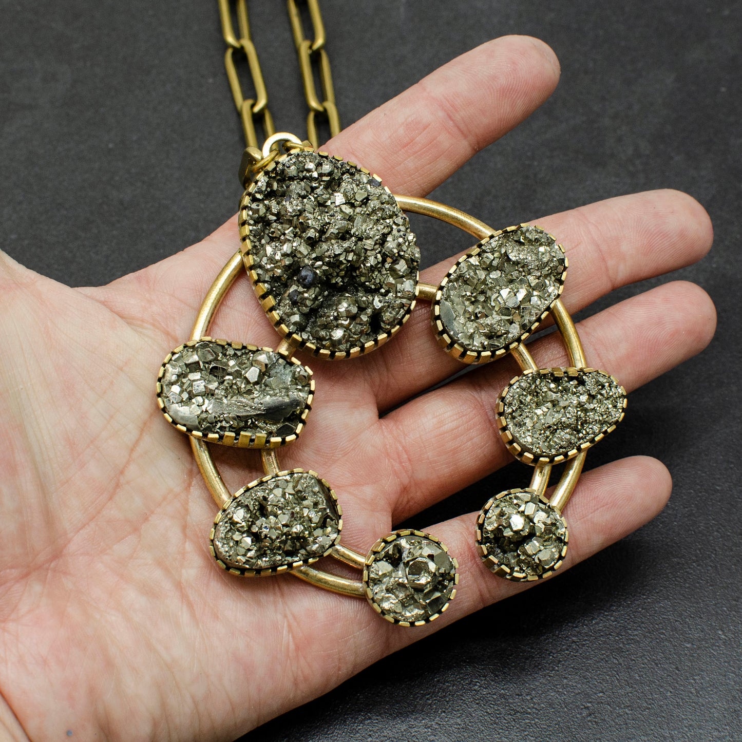 Cosmic Pyrite Squash Blossom