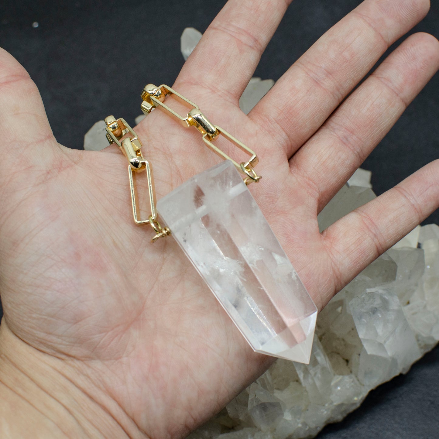 Quartz Crystal Necklace