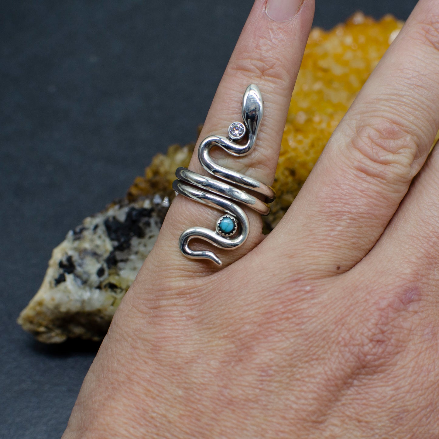 Wrapped Snake Ring