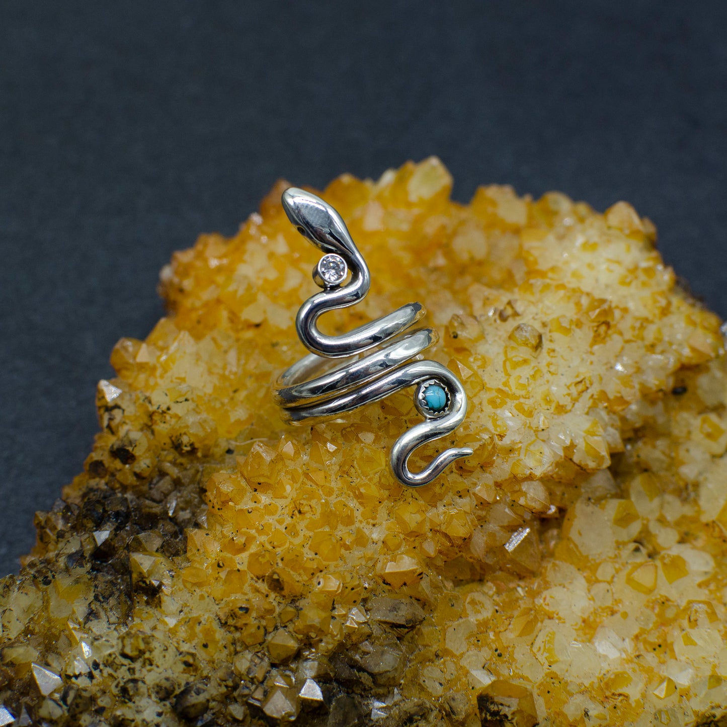 Wrapped Snake Ring