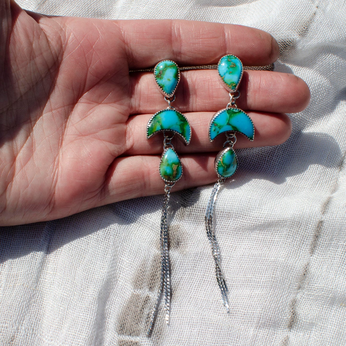 Sonoran Mountain Crescent Earrings