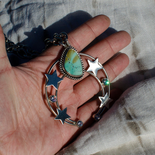 Cosmic Turquoise Star Squash