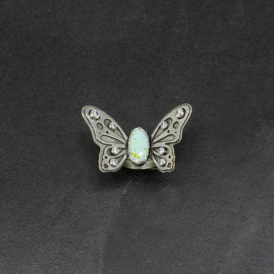 Turquoise Butterfly Ring