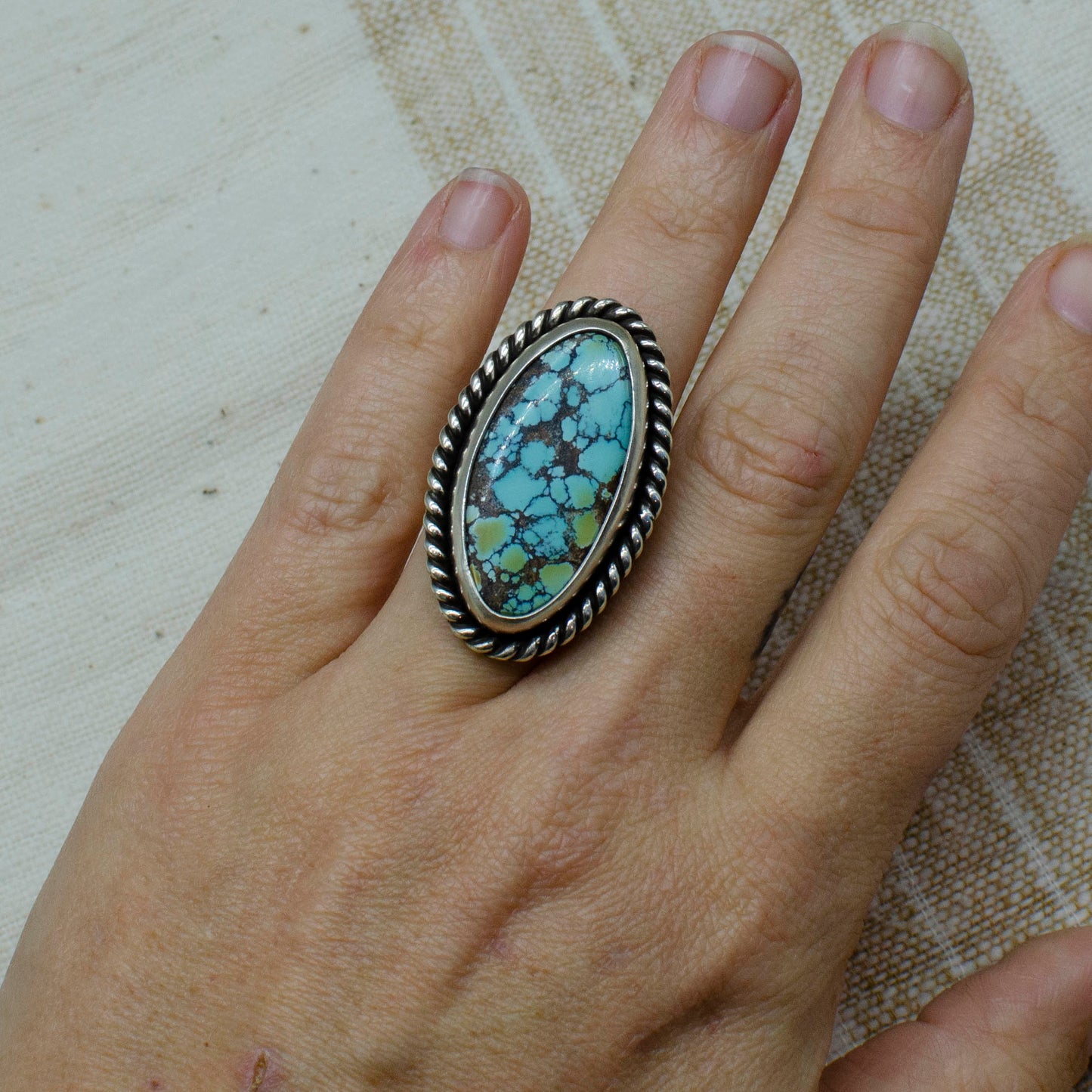 Quingu Turquoise Ring