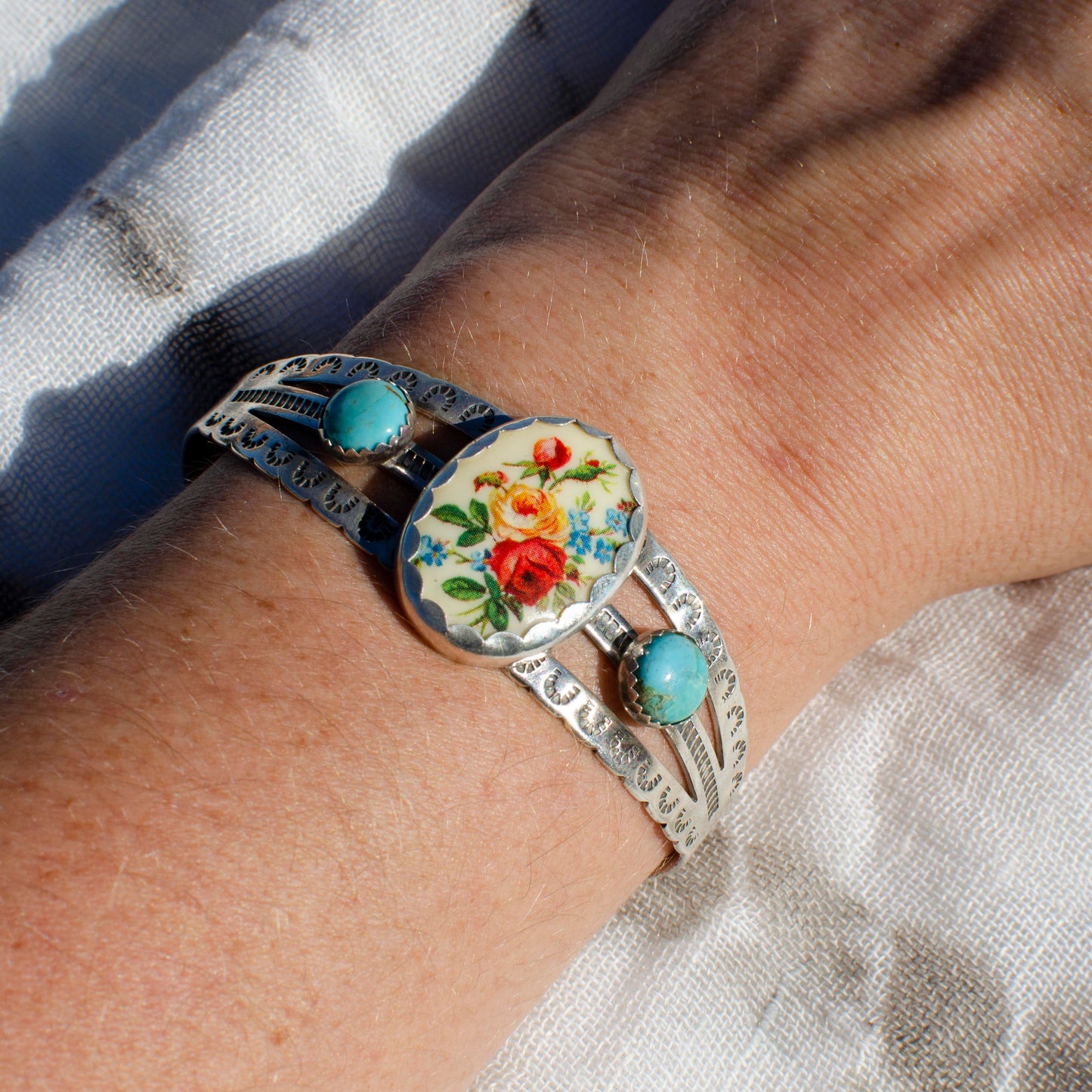 Vintage Flora Cuff