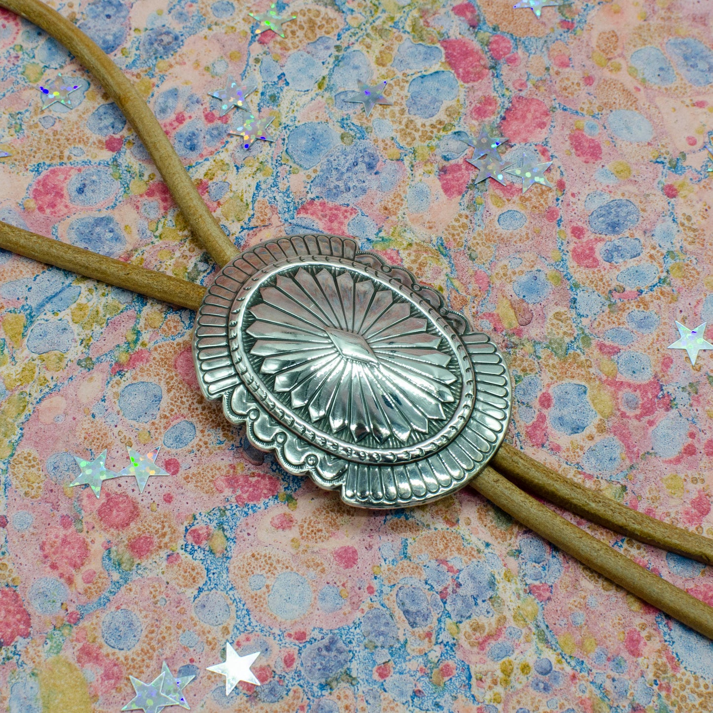 Sterling Southwest Concho Statement Bolo