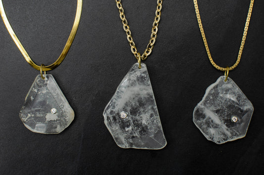 Quartz Inlay Pendant