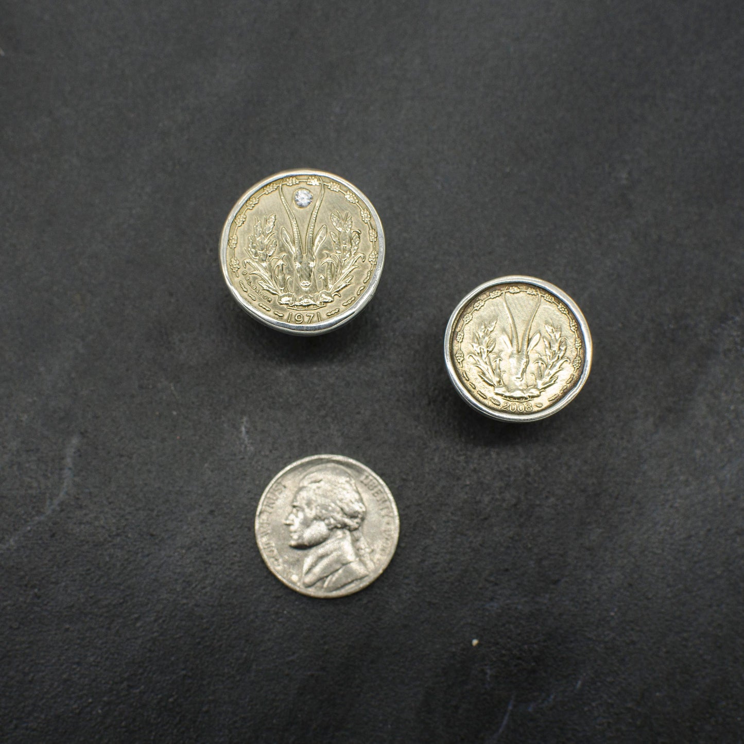 Gazelle Coin Ring- Large