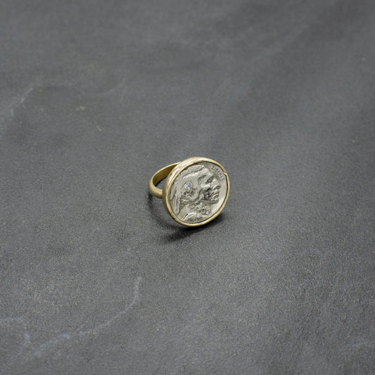 Indian Head Coin Ring