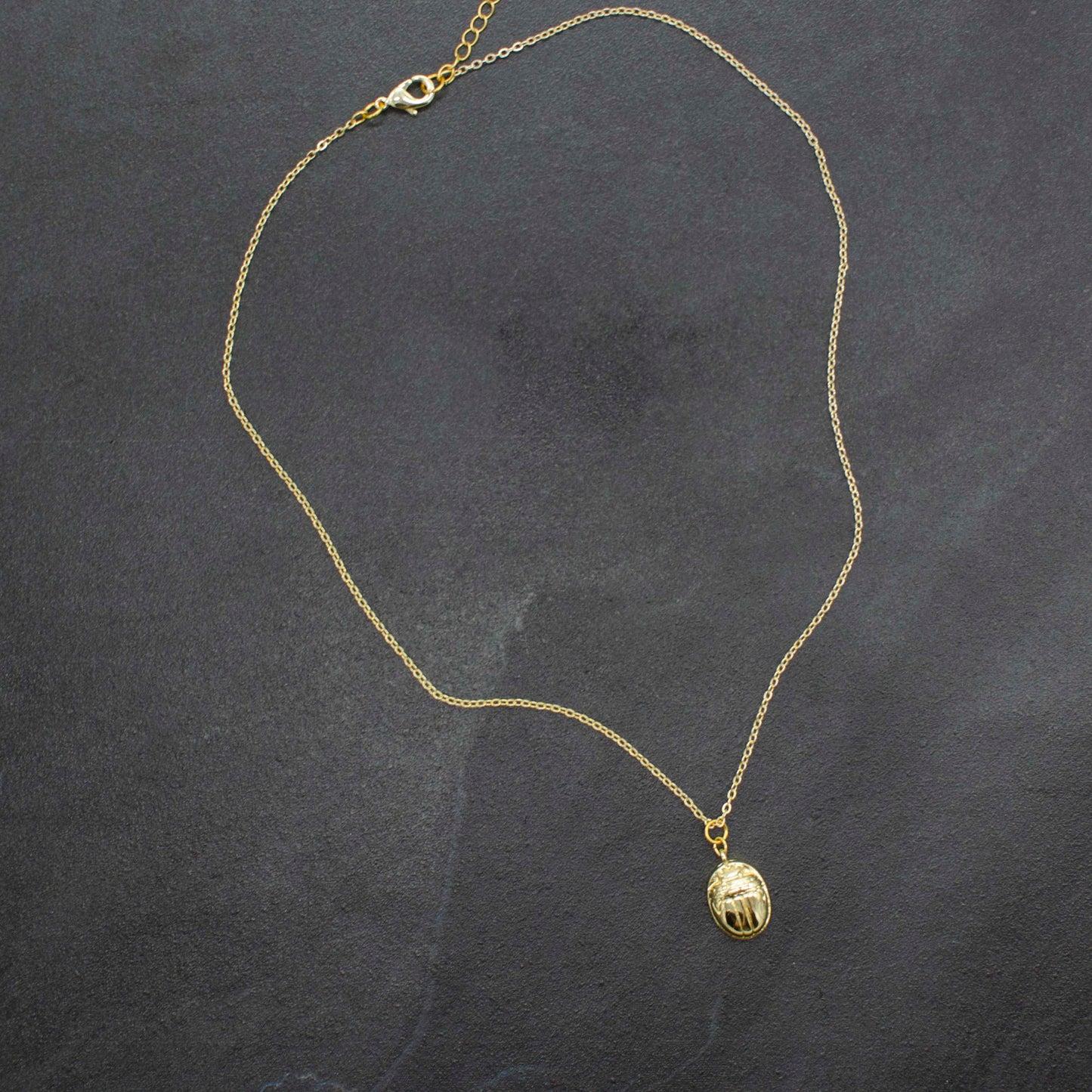 Scarab Pendant Necklace