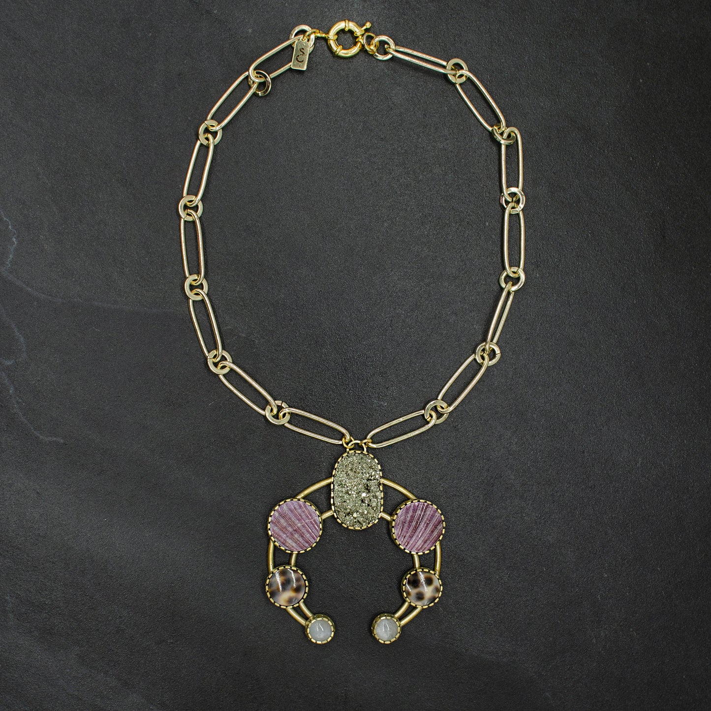 Sea Squash Blossom Necklace