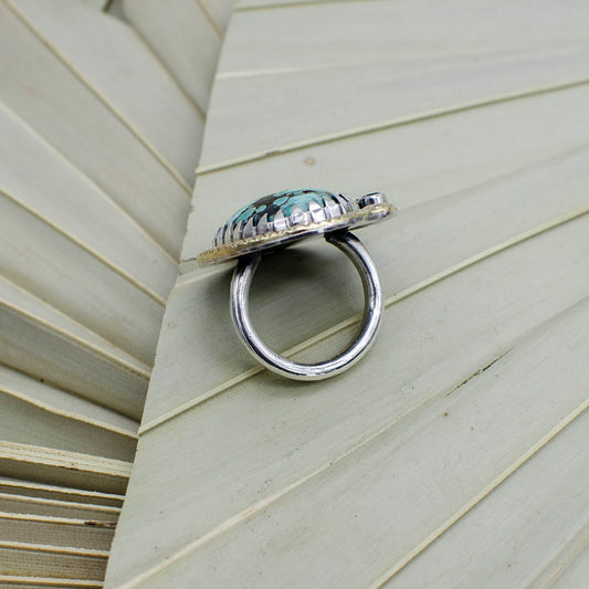 Tibetan Turquoise Serpent Ring