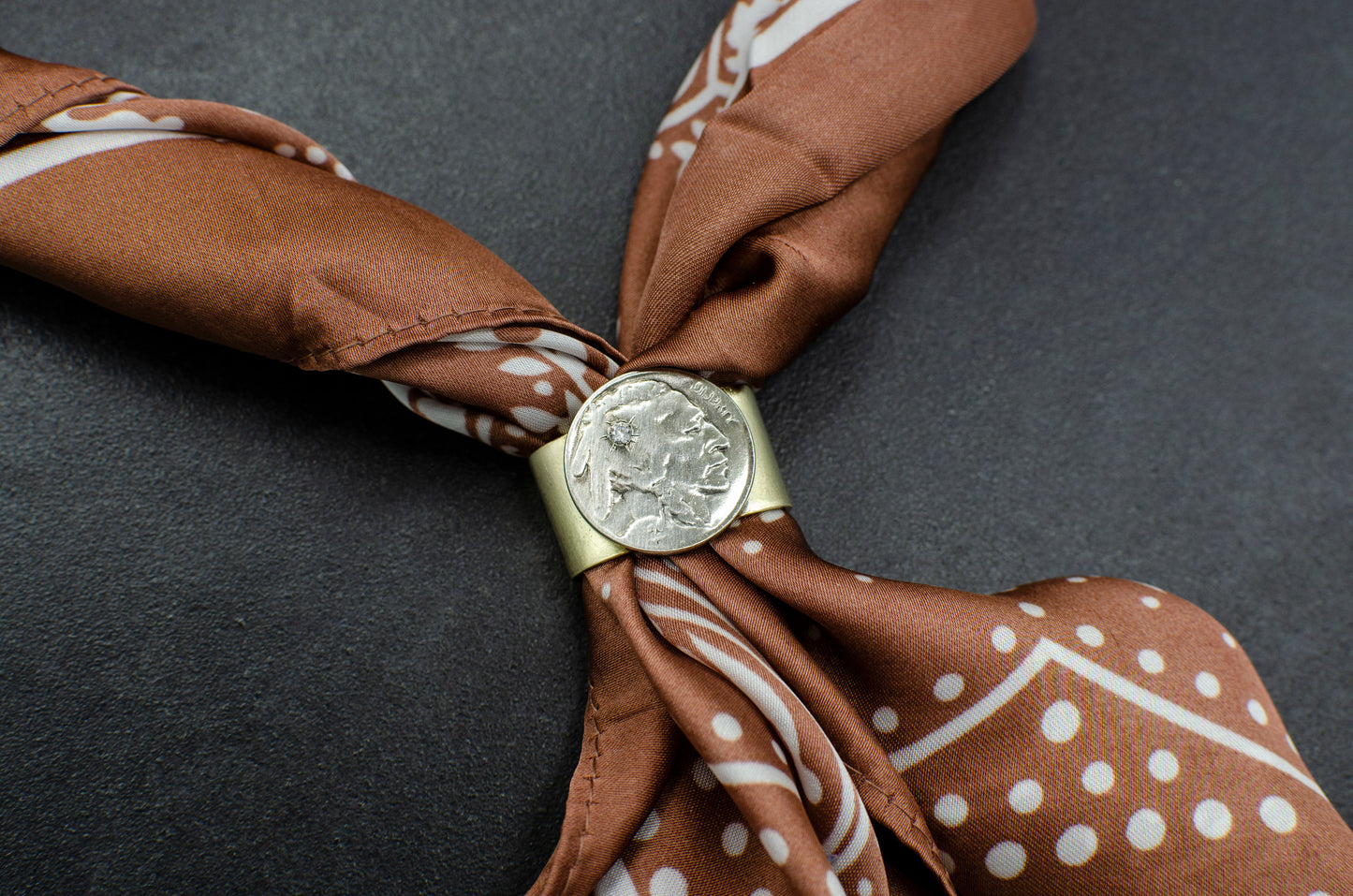 Buffalo Nickel Bandana Slide