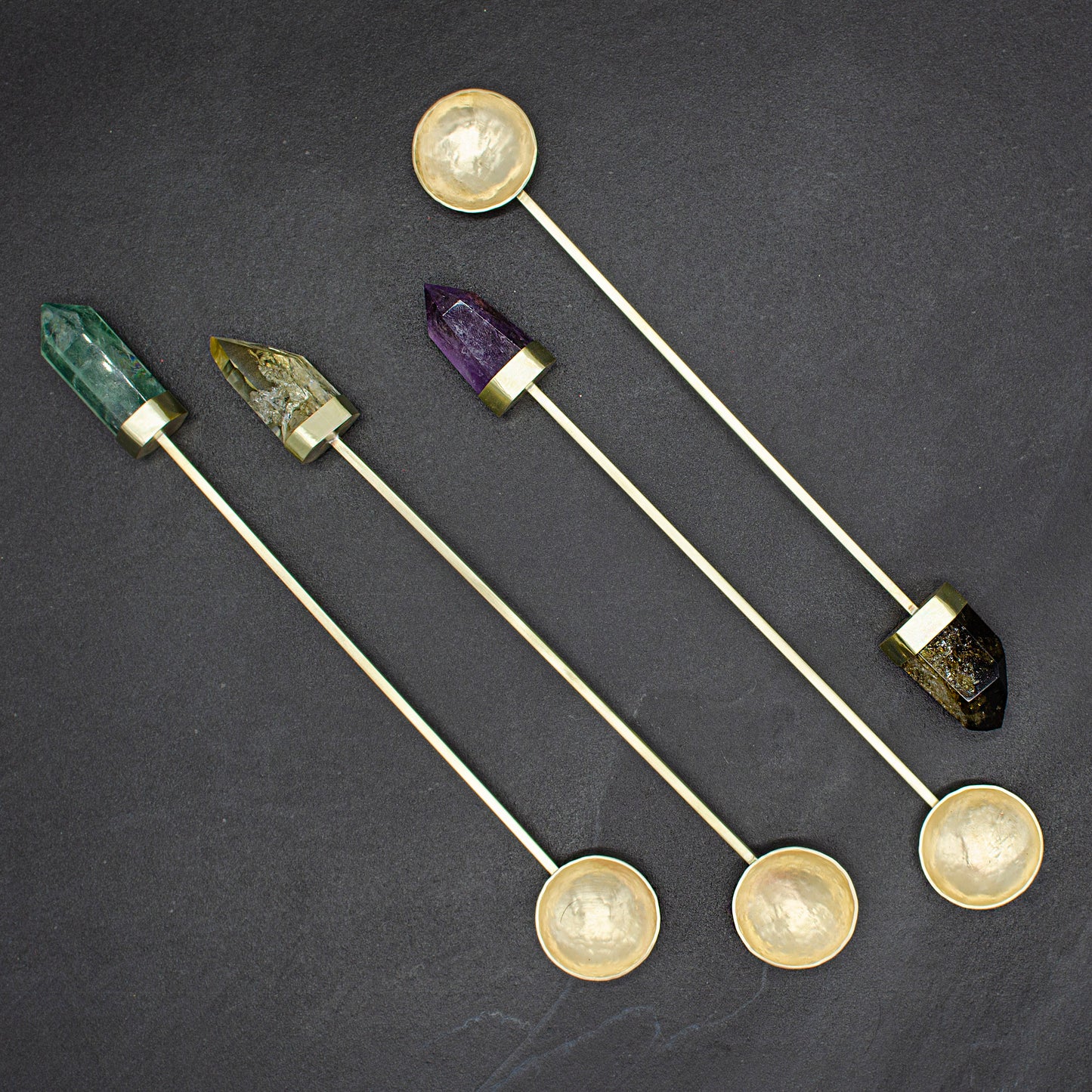 Natural Crystal Point Spoon