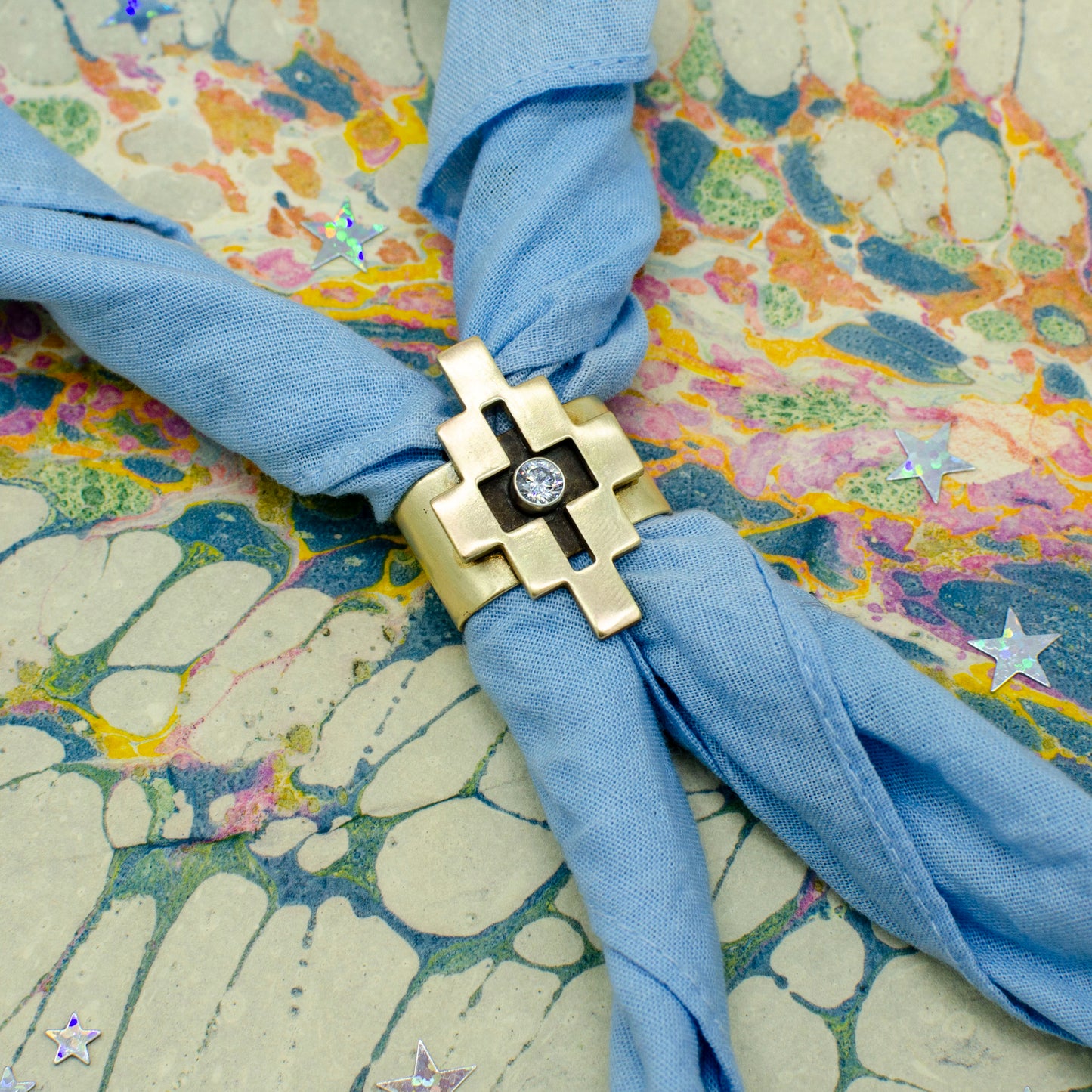 Southwest Sparkle Bandana Slide