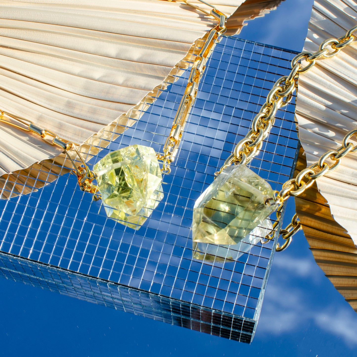Chunky Citrine Point Necklace