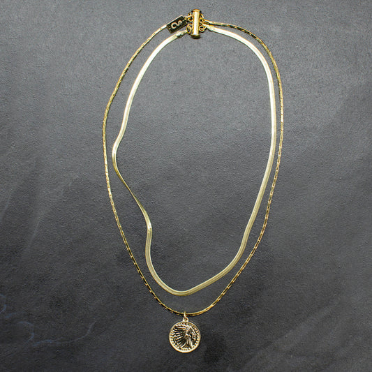 Indian Coin Necklace