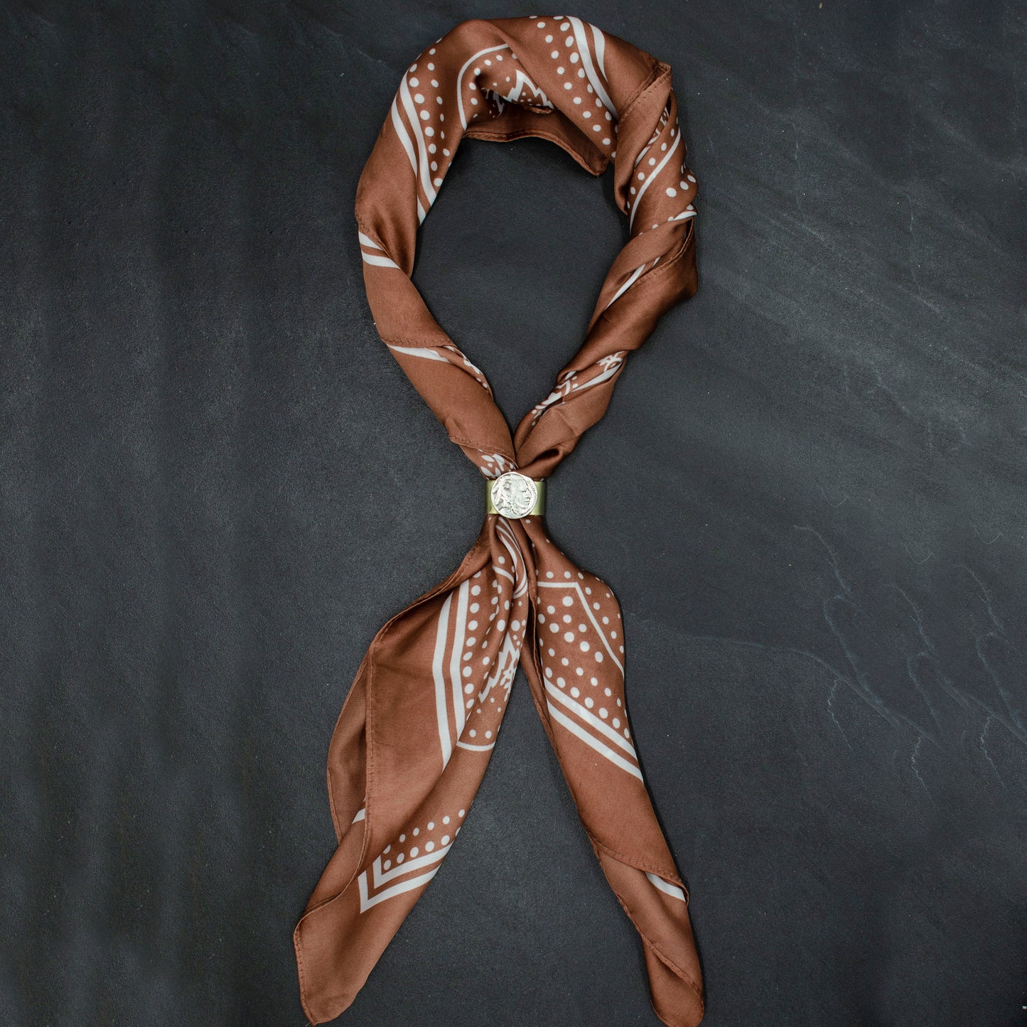 Buffalo Nickel Bandana Slide