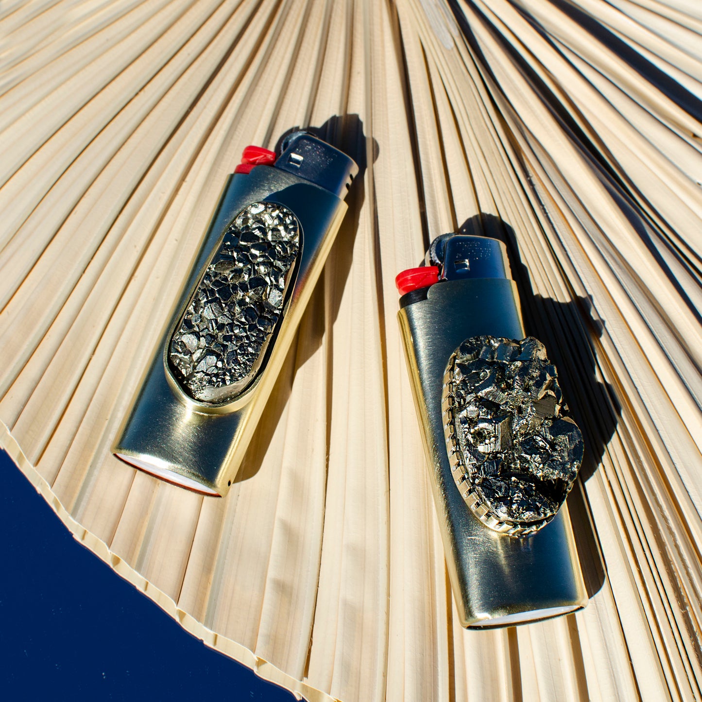 Pyrite Lighter Case