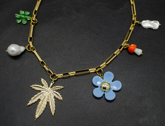 Psychedelic Charm Necklace