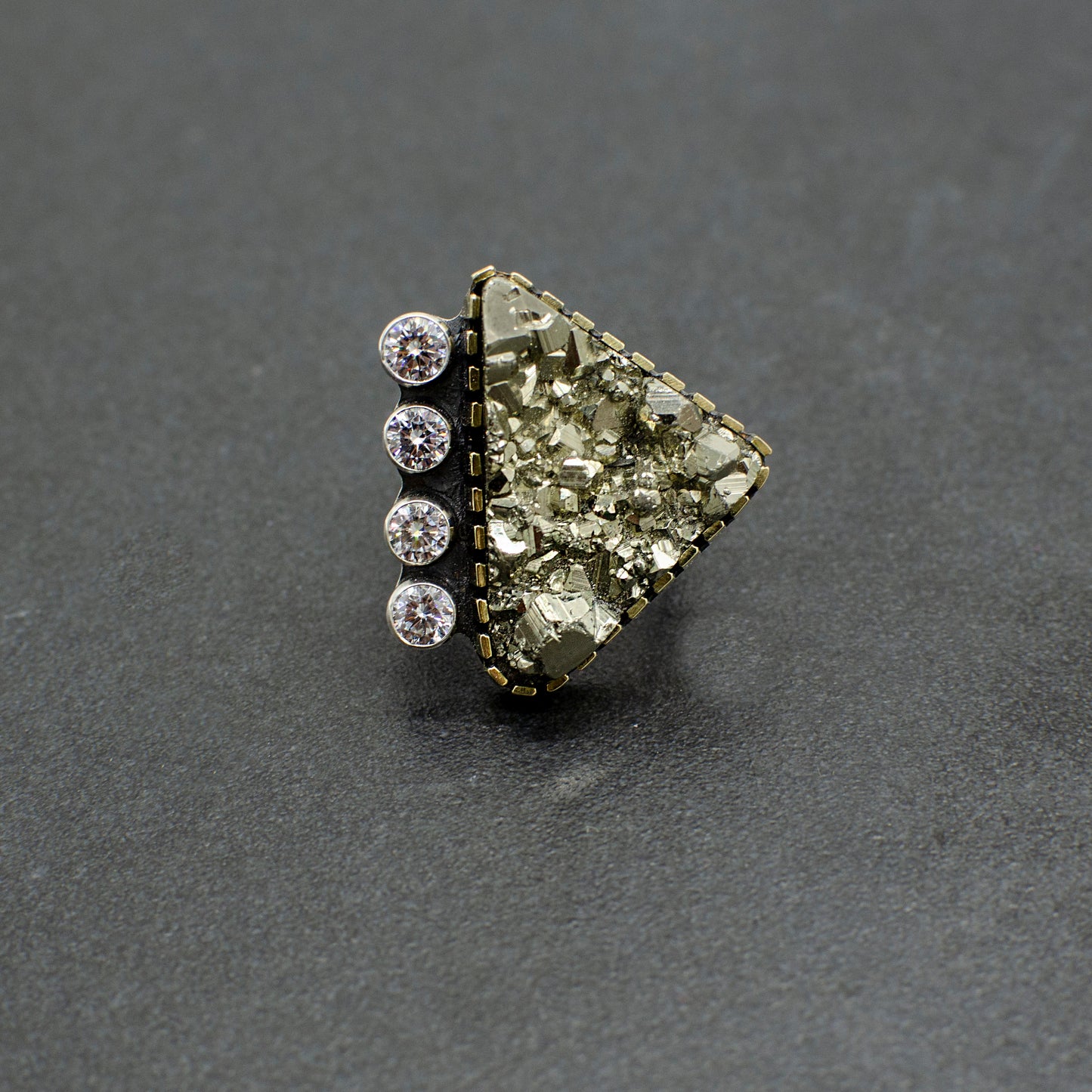 Pyrite Triangle Rings
