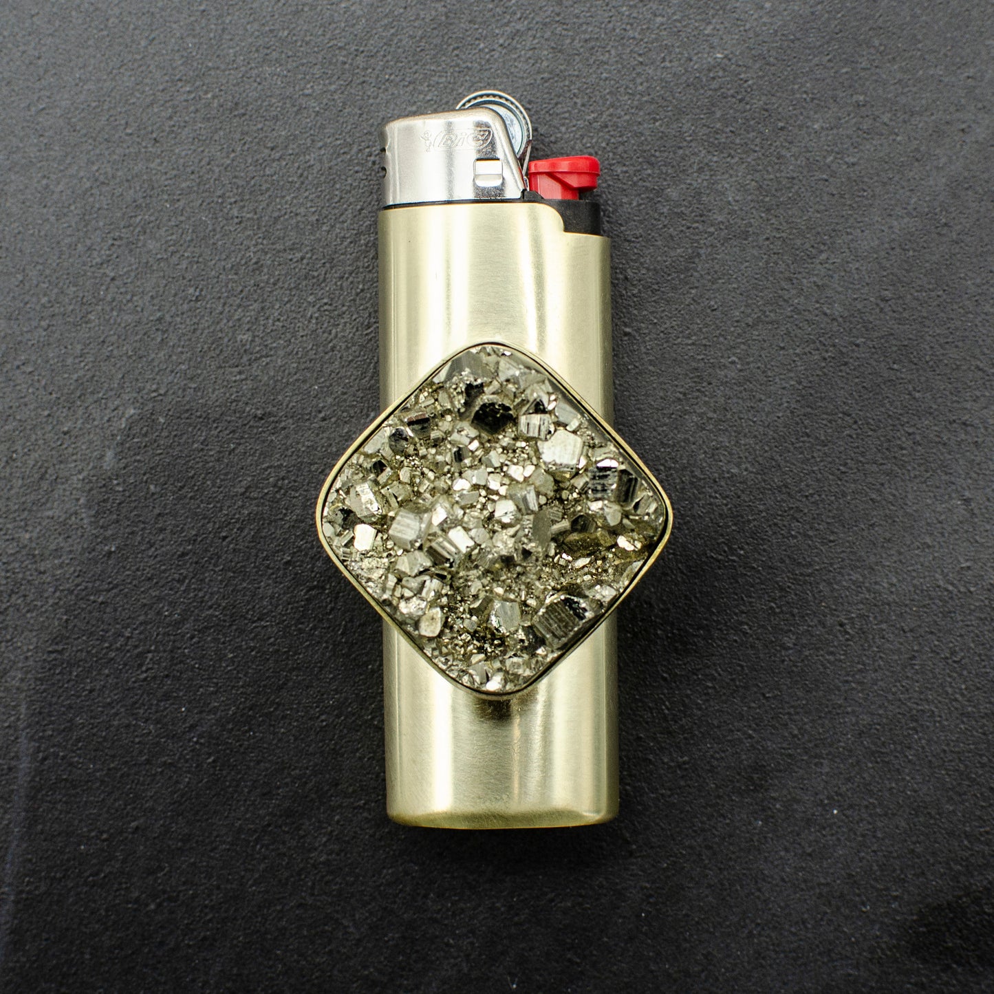 Pyrite lighter Case