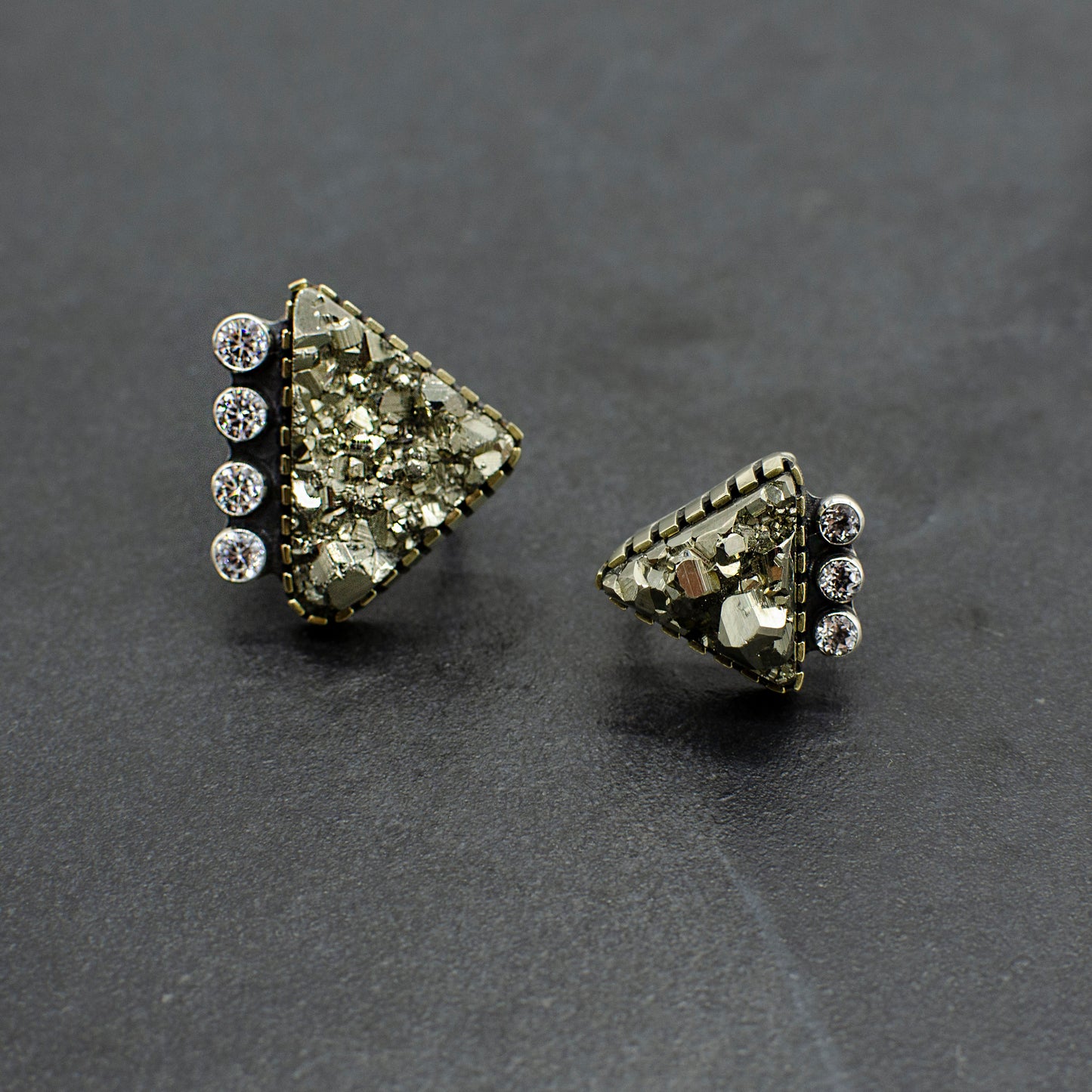 Pyrite Triangle Rings
