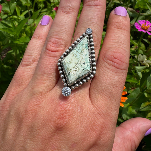 Tibetan Turquoise Kite Ring