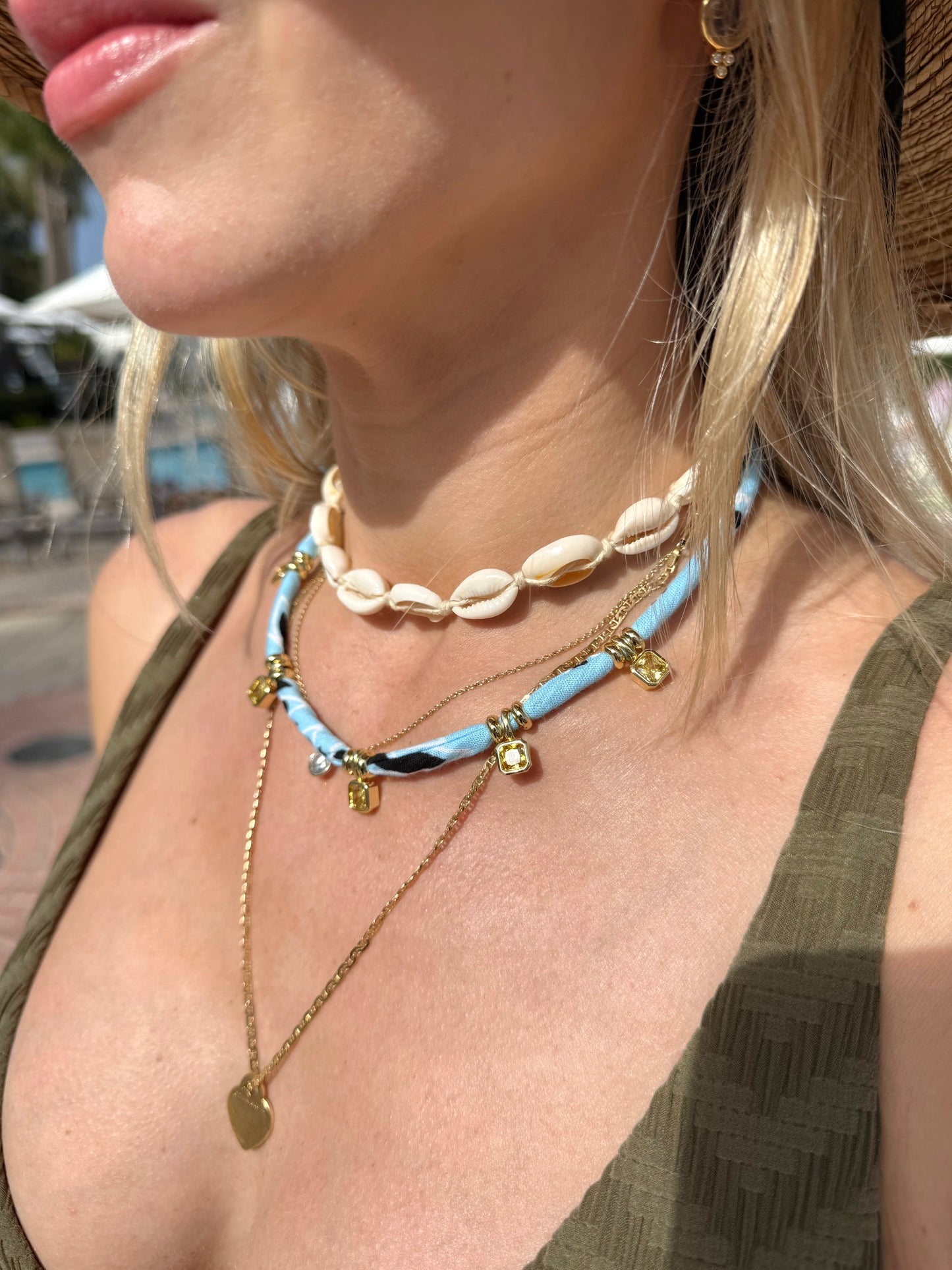 Bandana Gemstone Necklace