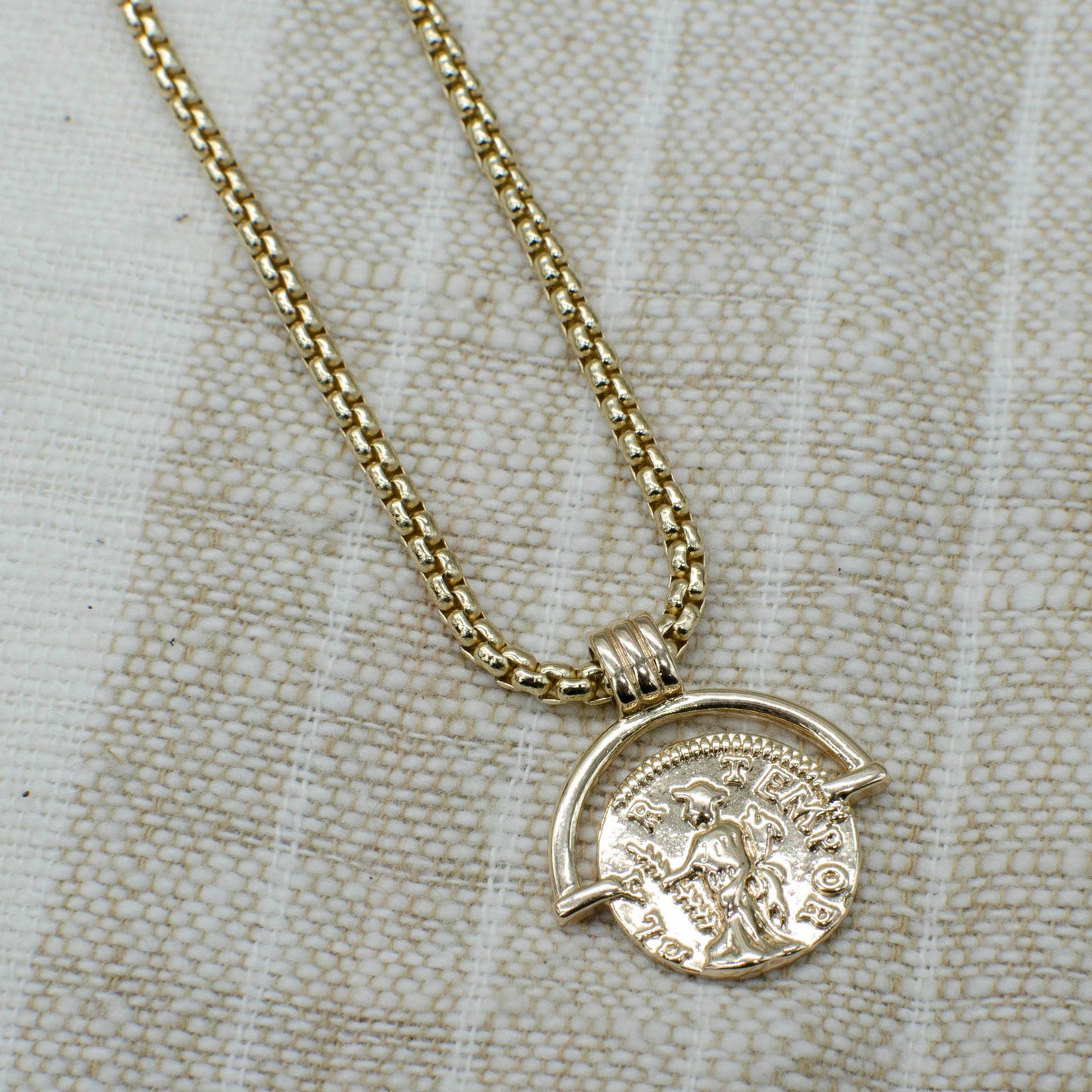 Greek Coin Necklace