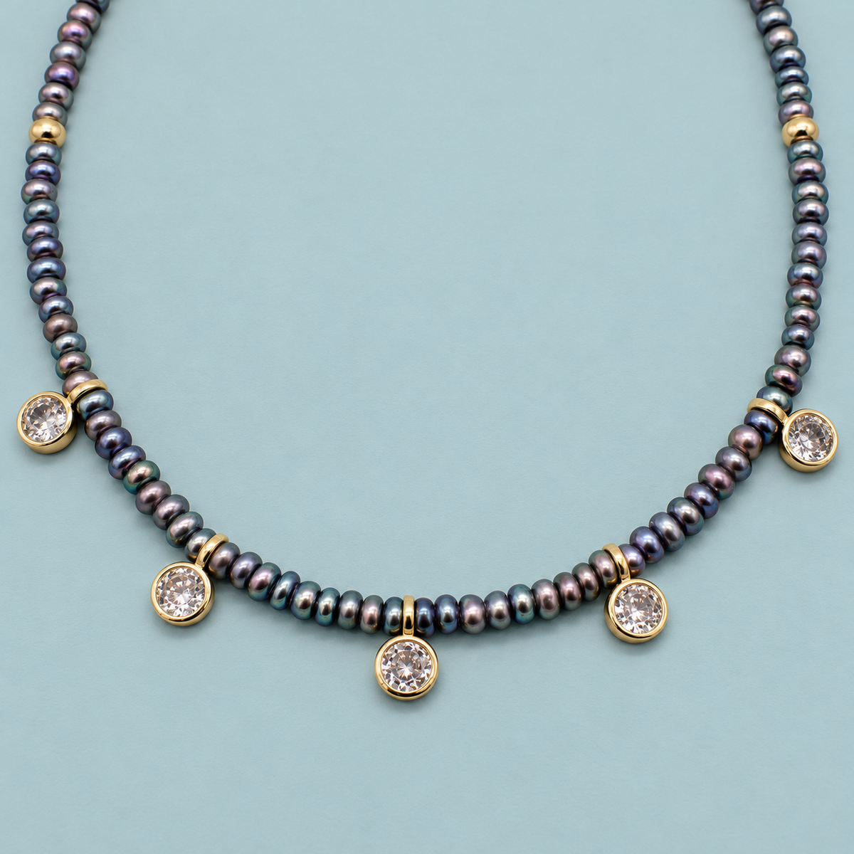 Moonlit Pearl Necklace