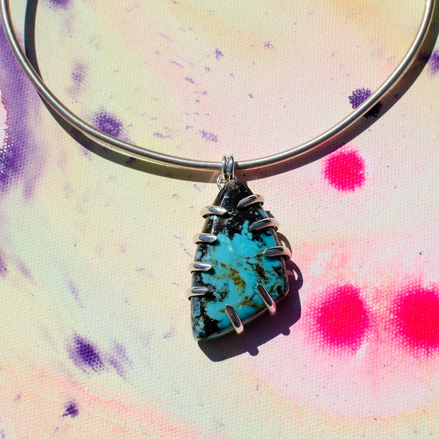 Turquoise Desert Claw Collar